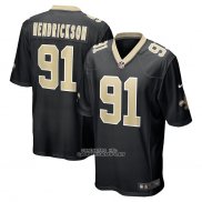 Camiseta NFL Game New Orleans Saints Trey Hendrickson Negro