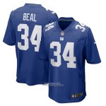 Camiseta NFL Game New York Giants Sam Beal 34 Azul