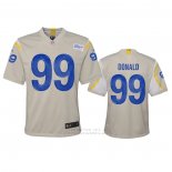 Camiseta NFL Game Nino Los Angeles Rams Aaron Donald 2020 Marfil