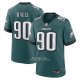Camiseta NFL Game Philadelphia Eagles Jordan Davis Verde1