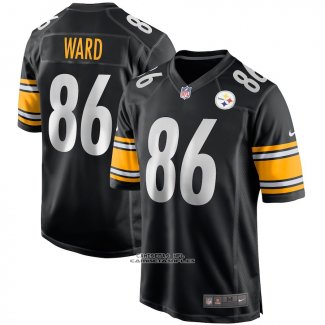 Camiseta NFL Game Pittsburgh Steelers Hines Ward Negro