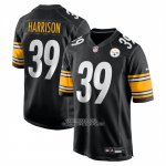 Camiseta NFL Game Pittsburgh Steelers Malik Harrison Negro1