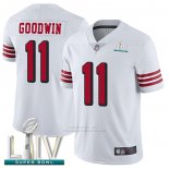 Camiseta NFL Game San Francisco 49ers 11 Marquise Goodwin Blanco