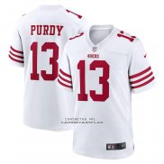 Camiseta NFL Game San Francisco 49ers Brock Purdy Blanco