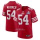 Camiseta NFL Game San Francisco 49ers Fred Warner Super Bowl LVIII Patch Rojo