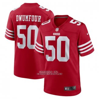 Camiseta NFL Game San Francisco 49ers Michael Dwumfour Primera Rojo