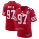 Camiseta NFL Game San Francisco 49ers Nick Bosa Super Bowl LVIII Patch Rojo