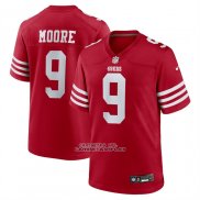 Camiseta NFL Game San Francisco 49ers Skyy Moore Rojo