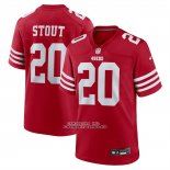Camiseta NFL Game San Francisco 49ers Upton Stout Rojo Camiseta NFL Game San Francisco 49ers Upton Stout Rojo