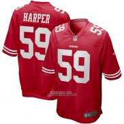 Camiseta NFL Game San Francisco 49ers Willie Harper Retired Rojo