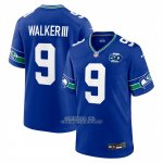 Camiseta NFL Game Seattle Seahawks Kenneth Walker III Alterno 50th Season Royal