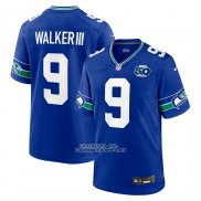 Camiseta NFL Game Seattle Seahawks Kenneth Walker III Alterno 50th Season Royal
