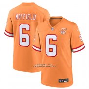 Camiseta NFL Game Tampa Bay Buccaneers Baker Mayfield 50th Season Naranja