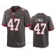 Camiseta NFL Game Tampa Bay Buccaneers John Lynch 2020 Gris