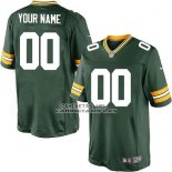 Camiseta NFL Green Bay Packers Personalizada Verde