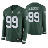 Camiseta NFL Hombre New York Jets Steve Mclendon Verde Therma Manga Larga