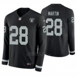 Camiseta NFL Hombre Oakland Raiders Doug Martin Negro Therma Manga Larga