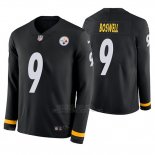 Camiseta NFL Hombre Pittsburgh Steelers Chris Boswell Negro Therma Manga Larga