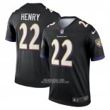 Camiseta NFL Legend Baltimore Ravens Derrick Henry Negro