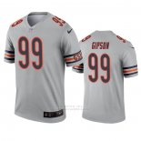 Camiseta NFL Legend Chicago Bears Trevis Gipson Inverted Gris