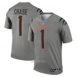 Camiseta NFL Legend Cincinnati Bengals Ja Marr Chase Inverted Gris
