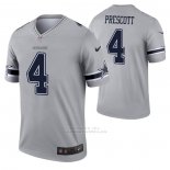 Camiseta NFL Legend Dallas Cowboys Dak Prescott Inverted Gris