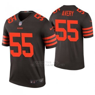 Camiseta NFL Legend Hombre Cleveland Browns Genard Avery Marron Color Rush