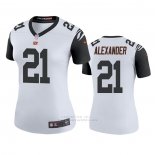 Camiseta NFL Legend Mujer Cincinnati Bengals Mackensie Alexander Blanco Color Rush