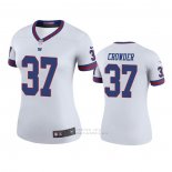 Camiseta NFL Legend Mujer New York Giants Tae Crowder Blanco Color Rush 0a