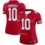 Camiseta NFL Legend Mujer San Francisco 49ers Jimmy Garoppolo Rojo