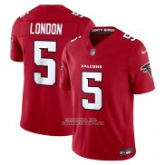 Camiseta NFL Limited Atlanta Falcons Drake London Vapor F.U.S.E. Rojo
