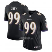 Camiseta NFL Limited Baltimore Ravens Odafe Oweh Vapor Negro