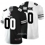 Camiseta NFL Limited Carolina Panthers Personalizada White Black Split