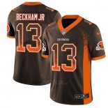 Camiseta NFL Limited Cleveland Browns Beckham Jr Rush Drift Fashion Marron