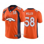 Camiseta NFL Limited Denver Broncos Miller Big Logo Number Naranja