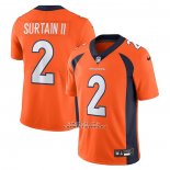 Camiseta NFL Limited Denver Broncos Patrick Surtain II Vapor Untouchable Naranja
