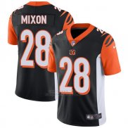 Camiseta NFL Limited Hombre 28 Mixon Cincinnati Bengals Negro