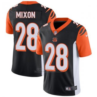 Camiseta NFL Limited Hombre 28 Mixon Cincinnati Bengals Negro