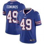 Camiseta NFL Limited Hombre Buffalo Bills 49 Tremaine Edmunds Azul Stitched Vapor Untouchable