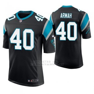 Camiseta NFL Limited Hombre Carolina Panthers Alexander Armah Negro Vapor Untouchable