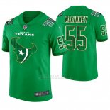 Camiseta NFL Limited Hombre Houston Texans Benardrick Mckinney St. Patrick's Day Verde