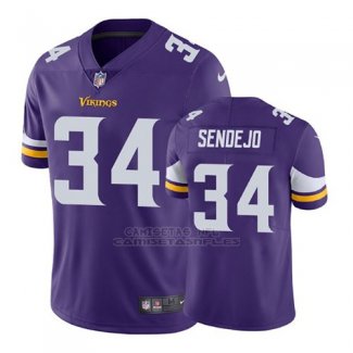 Camiseta NFL Limited Hombre Minnesota Vikings Andrew Sendejo Violeta Vapor Untouchable