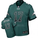 Camiseta NFL Limited Hombre Philadelphia Eagles 17 Alshon Jeffery Verde Stitched Drift Fashion