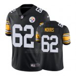Camiseta NFL Limited Hombre Pittsburgh Steelers Patrick Morris Negro Vapor Untouchable Throwback
