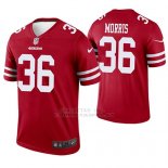 Camiseta NFL Limited Hombre San Francisco 49ers Alfrojo Morris Scarlet Legend