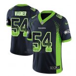 Camiseta NFL Limited Hombre Seattle Seahawks Bobby Wagner Azul 2018 Drift Fashion Color Rush