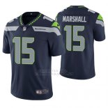 Camiseta NFL Limited Hombre Seattle Seahawks Brandon Marshall Azul Vapor Untouchable