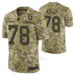 Camiseta NFL Limited Indianapolis Colts 78 Ryan Kelly 2018 Salute To Service Camuflaje