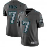 Camiseta NFL Limited Jacksonville Jaguars Foles Static Fashion Gris
