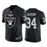 Camiseta NFL Limited Las Vegas Raiders Jackson Big Logo Negro